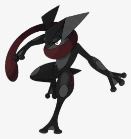 Black Greninja By - Pokemon Green Ninja Evolution, HD Png Download, Free Download