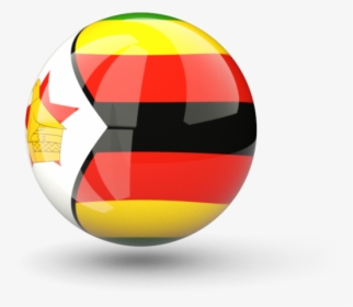 Illustration Of Flag Of Zimbabwe - Zimbabwe Flag Ball Png, Transparent Png, Free Download