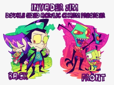 Invader Zim Acrylic Charm, HD Png Download, Free Download