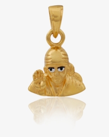 Divine Sai Baba Gold Pendant - Pendant, HD Png Download, Free Download