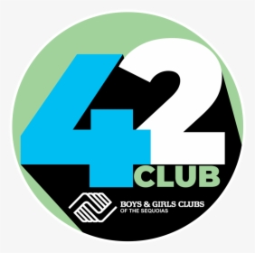 42 Club Logo Wb - Boys And Girls Club, HD Png Download, Free Download