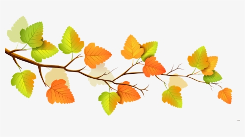 Fall Autumn Clipart 2 By Michael - Fall Tree Branch Clip Art, HD Png Download, Free Download