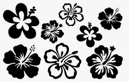 Sticker Car Flower Decal Hibiscus - Hibiscus, HD Png Download, Free Download