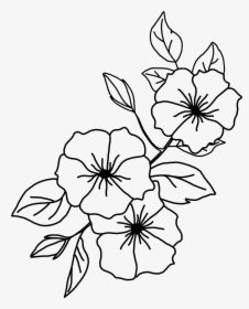 Free Digital Stamps Flowers, HD Png Download, Free Download