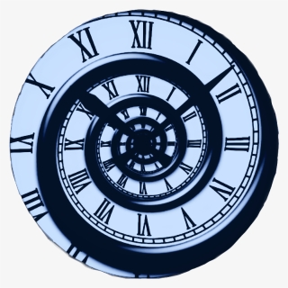 Roman Spiral Wall Clock , Png Download - Spiral Roman Numeral Clock, Transparent Png, Free Download