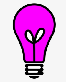 Clip Art Blue Light Bulb - Light Bulb Blue Clipart, HD Png Download, Free Download