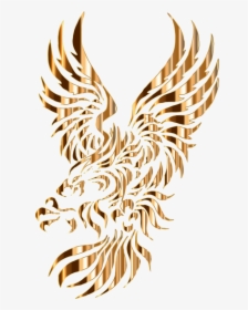 Eagle,fictional Character,wing - Bald Eagle Tribal Tattoo, HD Png Download, Free Download