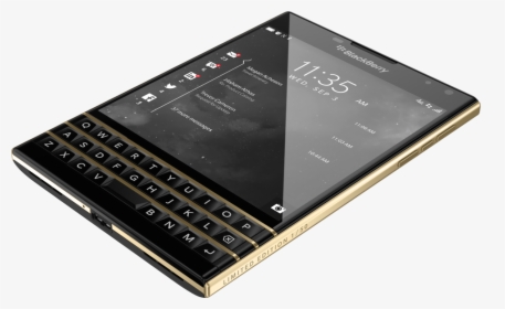 Front Laying Down - Gold Blackberry Passport, HD Png Download, Free Download