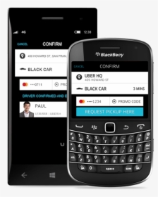 Windows Phone And Blackberry Uber Apps, HD Png Download, Free Download