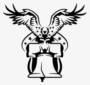 Liberity Bell Png - Eagle On Liberty Bell, Transparent Png, Free Download