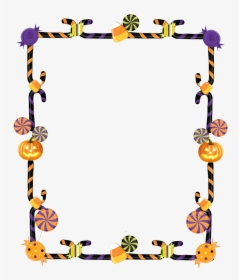 Clipart Black And White Download Of Halloween Borders - Transparent Background Halloween Border, HD Png Download, Free Download