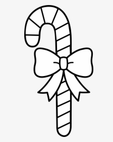 Candy Black And White Candy Clip Art Black And White - Candy Canes Black And White, HD Png Download, Free Download