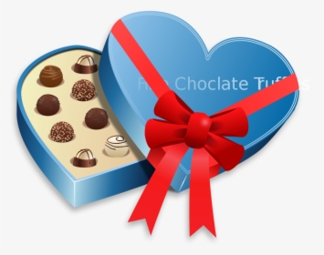 Transparent Valentines Candy Png - Box Of Chocolates Clipart, Png Download, Free Download