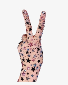 #hand #hands #png #peace #stars #aesthetic #pngs #freetoedit - Paw, Transparent Png, Free Download