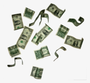 Clip Art Flying Clip Free Techflourish - Dollar Bills Falling Png, Transparent Png, Free Download