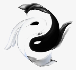 Koi And Tattoo Fish Yin Bagua Creative Clipart, HD Png Download, Free Download