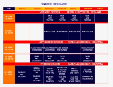 Rccg Youth Convention 2018 Programme, HD Png Download, Free Download