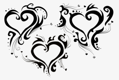 Heart Tattoo Tribe Clip Art, HD Png Download, Free Download