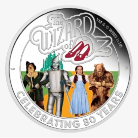 Wizard Of Oz 80th Anniversary 1 Oz Silver Coin 1$ Tuvalu, HD Png Download, Free Download