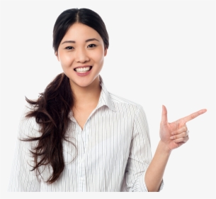 Women Pointing Right Royalty-free Png, Transparent Png, Free Download