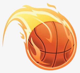 Basketball Fire Illustration, HD Png Download, Free Download