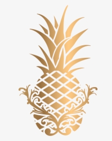 Transparent Gold Pineapple Clip , Png Download, Png Download, Free Download