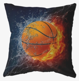 Basketball On Fire Png, Transparent Png, Free Download