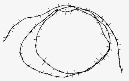 7 Circle Barbed Wire Frame, HD Png Download, Free Download