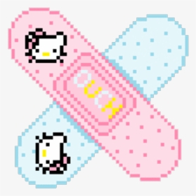 Hello Kitty Band Aid Pixel Art Drawing Adhesive Bandage Hd Png Download Kindpng - bandage template roblox
