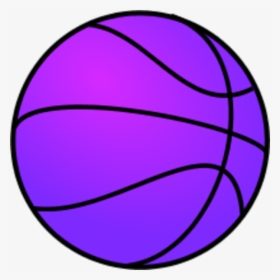 Purple Clipart Basketball, HD Png Download, Free Download