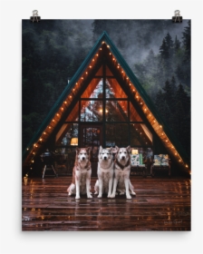 Cozy A-frame Cabin Poster, HD Png Download, Free Download