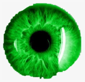 Green Green Eyes Eyes Iris Green Iris Freetoedit Neon, HD Png Download, Free Download