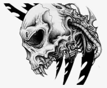 Skull Tattoos Png, Transparent Png, Free Download