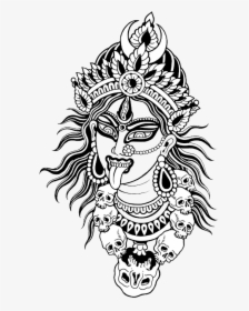 And Art Kali Drawing Black Others Line Clipart, HD Png Download, Free Download