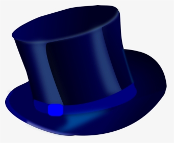 Top Hat, Stovepipe Hat, Topper, Cap, Club, Blue, HD Png Download, Free Download