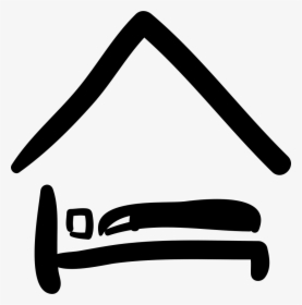 Person Laying On Hand Drawn Hotel Bed, HD Png Download, Free Download