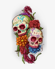 Clip Art 3d Skull Tattoos, HD Png Download, Free Download