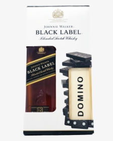 Johnnie Walker Black Label Scotch Whisky With Dominos, HD Png Download, Free Download