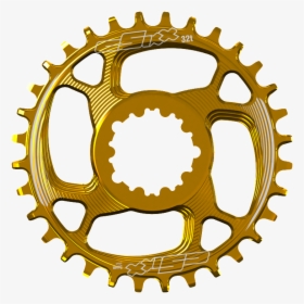 Tt Chainrings - Gold - Round - Fsa Direct Mount 34, - Sram Narrow Wide Chainring, HD Png Download, Free Download