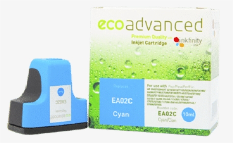 Ecoadvanced Hp 02 Cyan Ink Cartridge - Paper, HD Png Download, Free Download