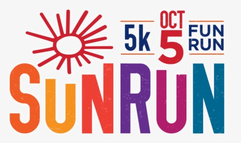 Sun Run 5k And 1-mile Fun Run - Graphic Design, HD Png Download, Free Download
