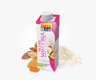 Rice Almond Drink - Bebida De Arroz Con Almendra 250ml Isola Bio, HD Png Download, Free Download