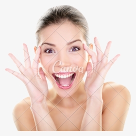 Asian Funny Face - Surprise Face Model, HD Png Download, Free Download