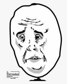 Troll Face Okay Png, Transparent Png, Free Download
