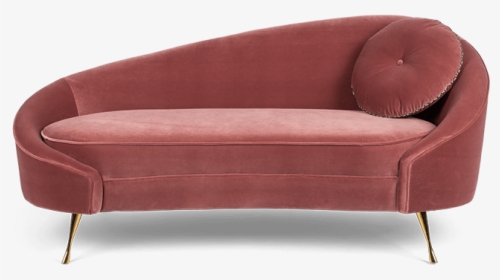 Asymmetrical Velvet Couch, HD Png Download, Free Download