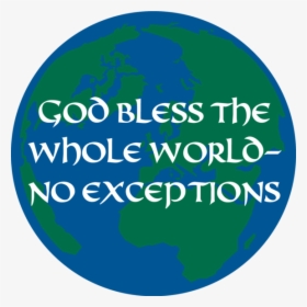 No Exceptions God Bless Button - Circle, HD Png Download, Free Download