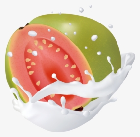 Juice Fruit Sugar Image Transparent Background - Guayaba Vectores, HD Png Download, Free Download