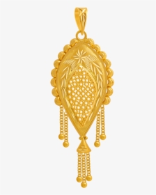 22kt Yellow Gold Pendant For Women - Pc Chandra Jewellers Gold Pendant, HD Png Download, Free Download
