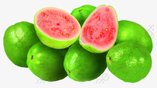 Cut Pomegranate Guava Jigsaw - Common Guava, HD Png Download, Free Download
