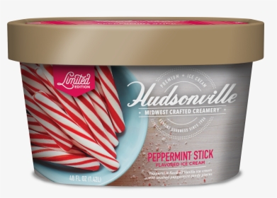 Peppermint Stick Carton - Hudsonville Peppermint Ice Cream, HD Png Download, Free Download